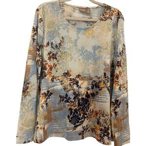 Chico's top, soft knit , lightweight pullover, size 3 (Chico's) XL (traditional)